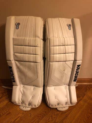 Used 26+2”  Vaughn Velocity VE8 XFP Junior Goalie Leg Pads