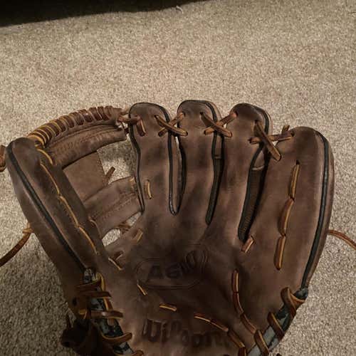 Brown High School/College Infield A600 12" Baseball Glove