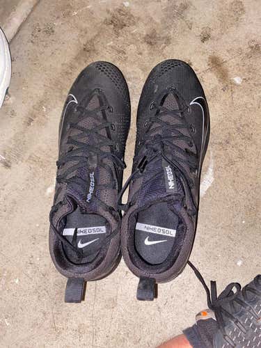 Black Men's Metal Cleats Nike