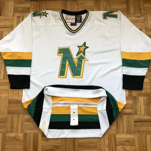 Minnesota North Stars Mitchell&Ness Size 56 Fight Strap Jersey