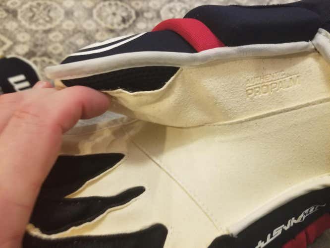 Blue New Senior Warrior Alpha Evo Lite Gloves 14"