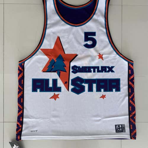New  Men's Large Sweetlax All Star Jersey