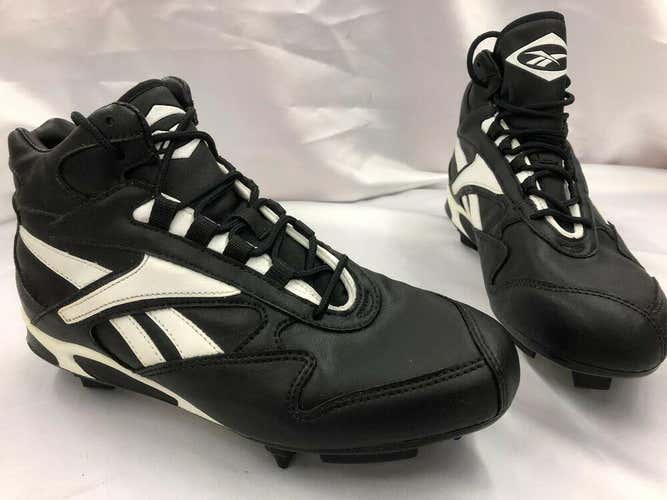 Reebok Lethal Change-Up MII Baseball/Softball Cleats Size 9 Men Black/White NEW