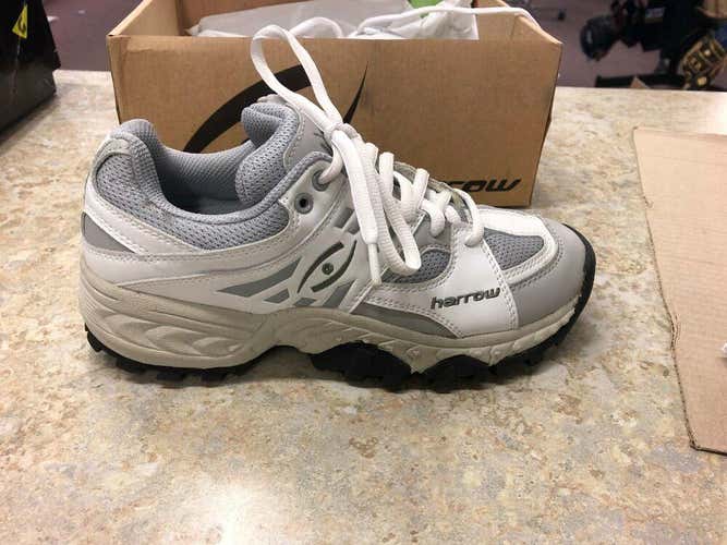 Harrow 300T Womens Lacrosse Turf Shoe Size 9.5 White/silver New In Box