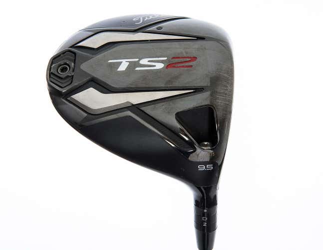 Titleist TS2 Driver 9.5° PX HZRDUS Smoke Black 60 Graphite Stiff Right Handed 45.5in w/Headcover