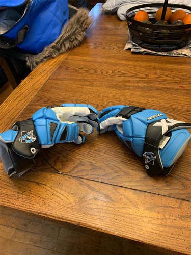 Blue New Player STX Surgeon 500 13" Lacrosse Gloves