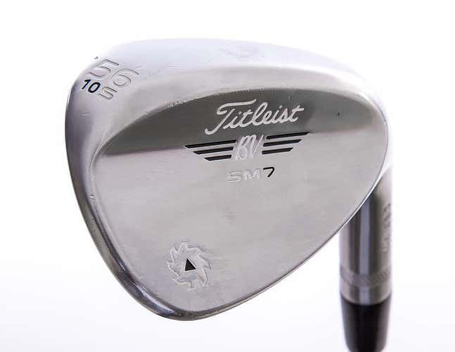Titleist Vokey SM7 Tour Chrome SW 56° 10 Deg Bounce S Grind BV Steel Wedge Flex Right Handed 35.25in
