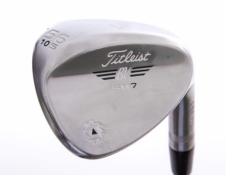 Titleist Vokey SM7 Tour Chrome SW 56° 10 Deg Bounce S Grind BV Steel Wedge Flex Right Handed 35.25in