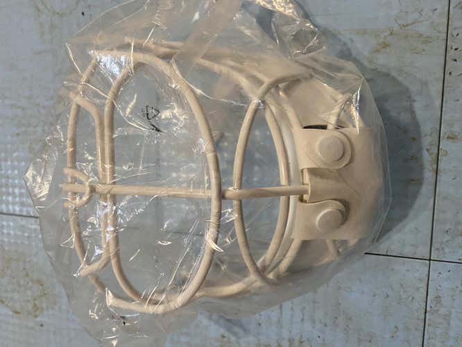 White New Senior Goalie Mask