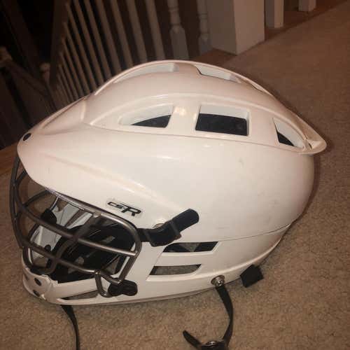 White New Player Cascade CS-R Youth Helmet
