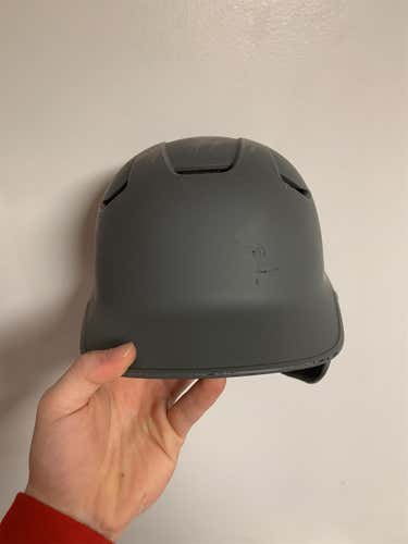 Gray Used Easton Batting Helmet