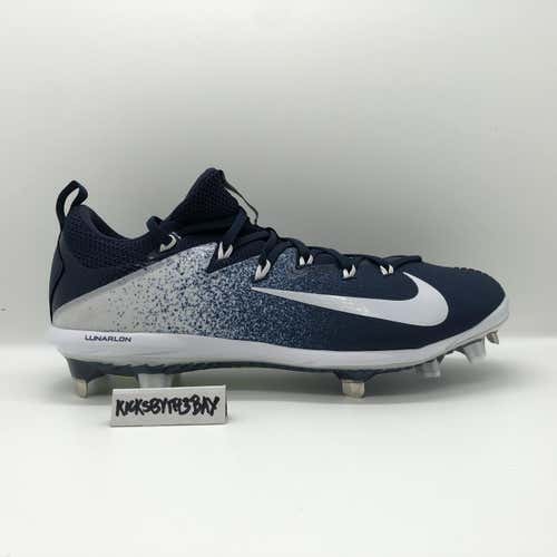 Nike Lunar Vapor Ultrafly Elite Baseball Metal Cleat Navy Blue 852686-411 Men's size 13