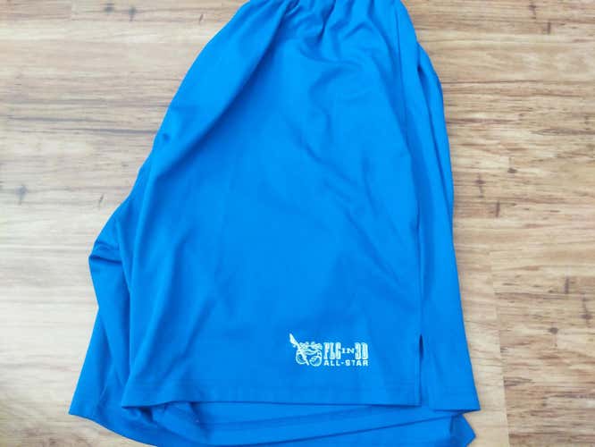 Blue FLG in 3D shorts