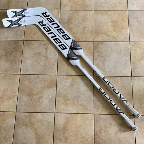 Pair Of Bauer Vapor 1X Goalie Sticks P31 25”