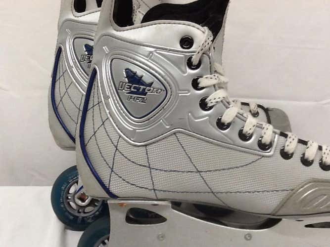 Used Ccm Vector Pf2 Tri Di Senior 8 Inline Skates Rec Fitness Skates