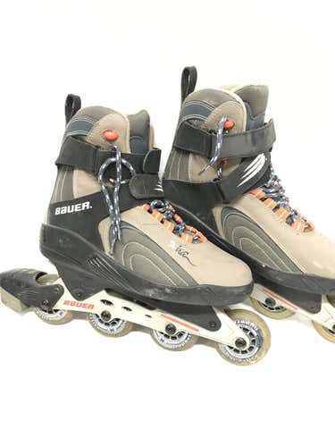 Used Bauer Xtra Senior 10 Inline Skates Rec Fitness Skates