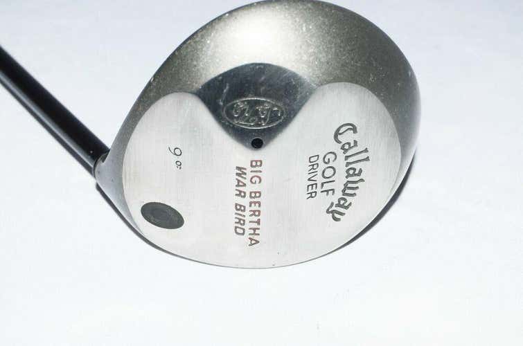 9 DRIVER CALLAWAY BIG BERTHA WARBIRD RH 44" GRAPHITE REGULAR NEW GRIP