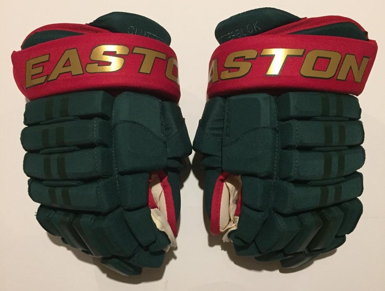 Easton Pro Stock Hockey Gloves Minnesota Wild