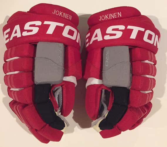 Easton Pro Stock Hockey Gloves Carolina Hurricanes