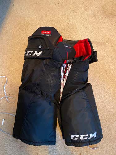 Black Senior Medium CCM JetSpeed FT1  Hockey Pants
