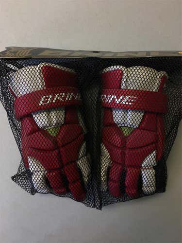 New Red Brine  Notorious 13" Lacrosse Gloves
