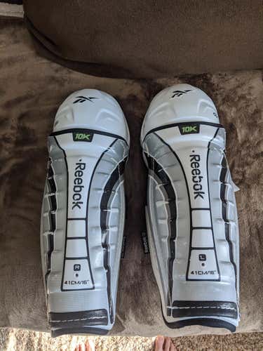 Used Senior Reebok 10K Shin Pads Pro Stock