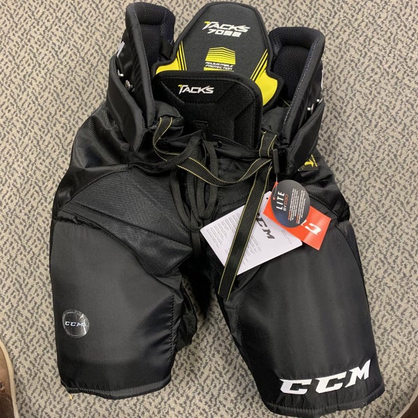 Black Senior Large CCM Tacks 7092  Hockey Pants