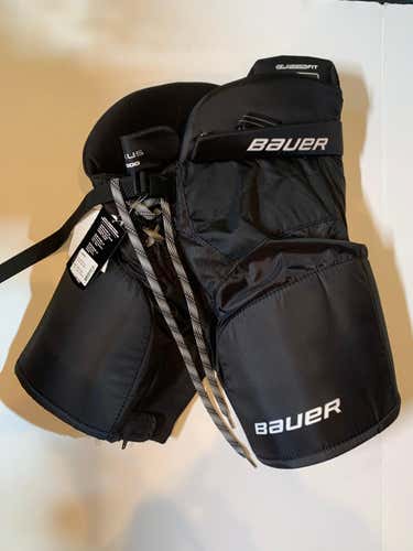 Black New Junior Medium Bauer Nexus N7000 Hockey Pants