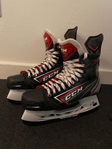 Senior Used CCM JetSpeed FT2 Hockey Skates D&R (Regular) Size 9.5