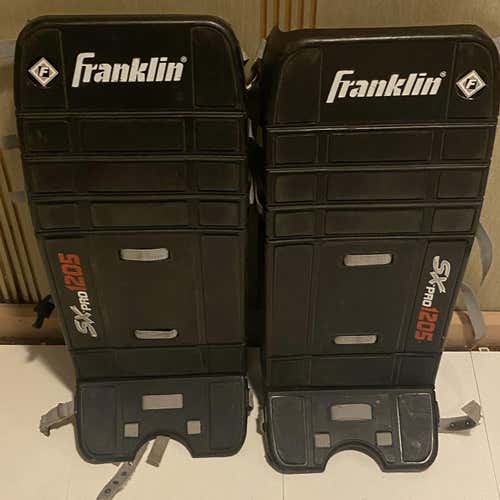 Black Used 27"  Goalie Leg Pads