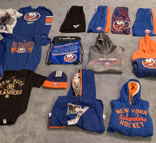 New York Islanders Clothing Lot of 18 *Size - Youth Medium - Youth X Large