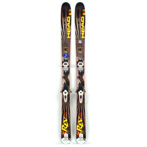 191 Head Rev 105 All Mountain Powder Skis with Marker Griffon Bindings USED