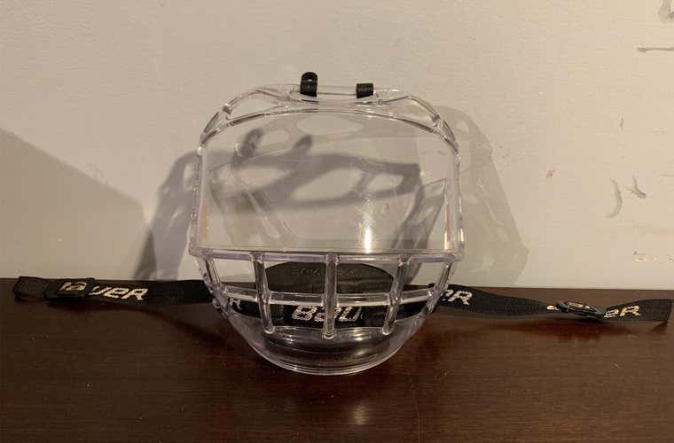 Bauer Helmet Full Clear Visor Cage