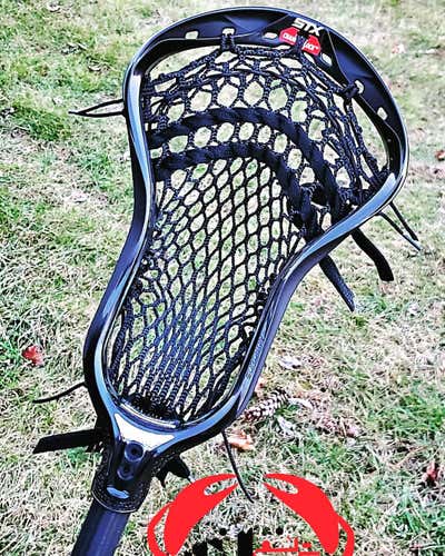 STX Men's Surgeon 700 COMPLETE CUSTOM Lacrosse Stick Strung w/ SK 3S MURDER OUT