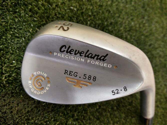 Cleveland REG 588 Tour Zip Grooves 52.08 52 Degree Gap Wedge Precision Forged