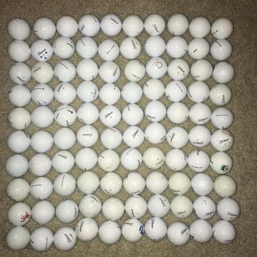 100 Used Titleist Golf Balls. 80¢ Each