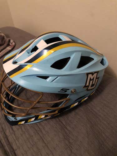Game worn Marquette Lacrosse Cascade S
