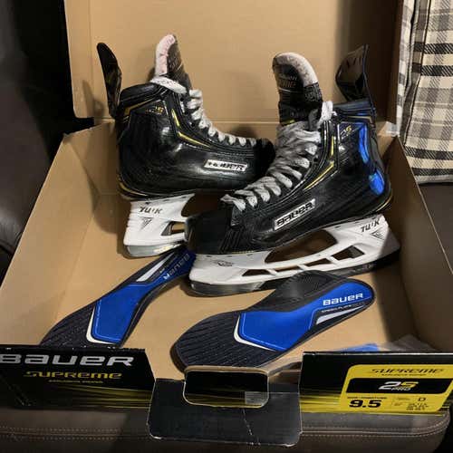 Used Bauer Supreme 2S Pro D&R (Regular)  Size 9.5 Hockey Skates