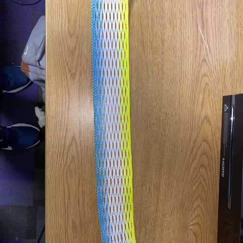 New ECD Lacrosse throwback yellow, white and blue mesh