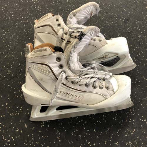 Bauer Supreme One100LE Goalie Skates, 9EE, Superfeet Insoles