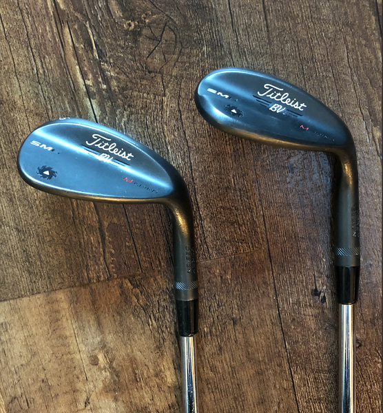 Used Men's Titleist SM6 56 AND/OR 60 degree-Jet Black finish