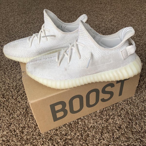 White Men's 11 (Women's 12) Adidas Shoes