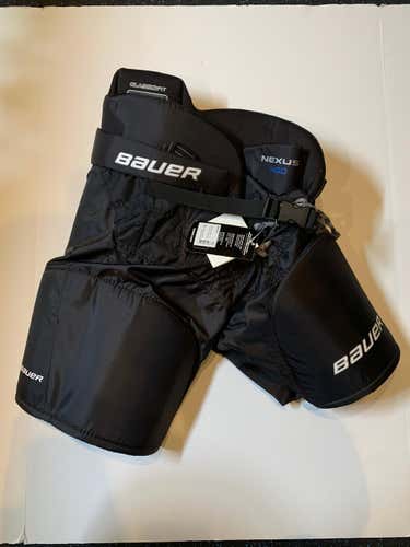 Black New Junior Medium Bauer Nexus 400 Hockey Pants