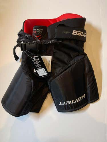 Black New Junior Small Bauer Vapor x800Lite  Hockey Pants
