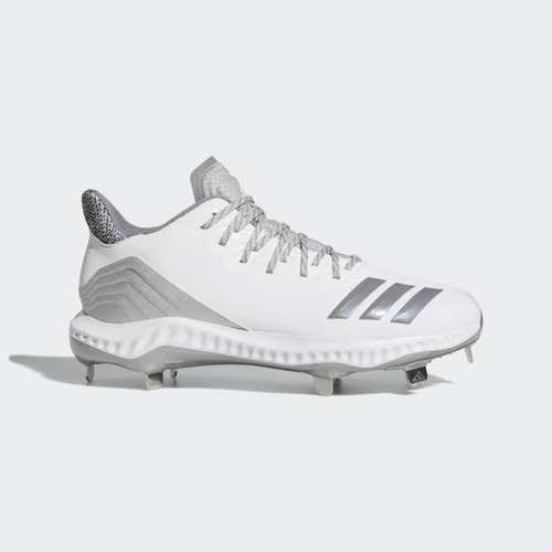 new mens Adidas Icon bounce White metal Baseball Cleats 10.5 or 11 CG5252