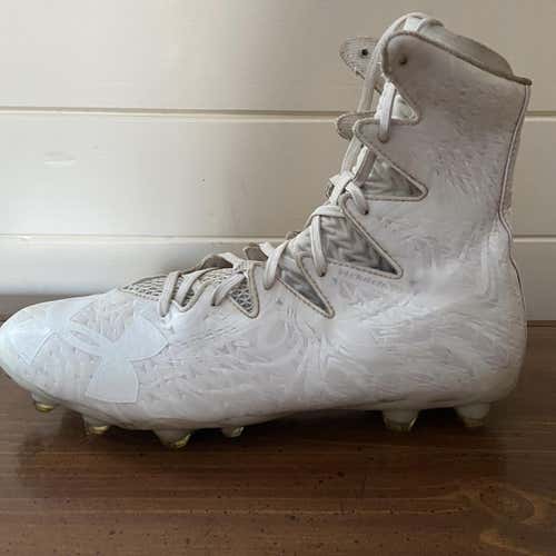 White Unisex 12 (Women's 13) High Top