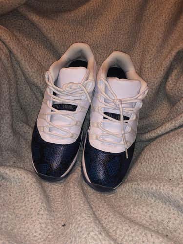 Size 12 Jordan Navy Snakeskin 11s