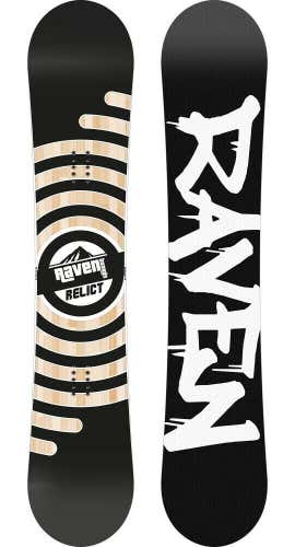 NEW Mens RARE Raven Relict Snowboard & Firefly Bindings 156CM Wide No Trades
