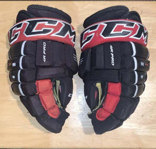 Used Senior CCM 4 Roll Pro III Gloves 13"