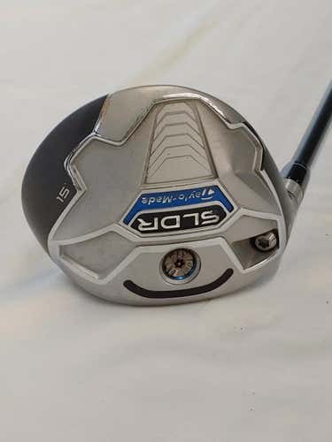 Used Taylormade Sldr 3 Wood Graphite Regular Golf Fairway Woods